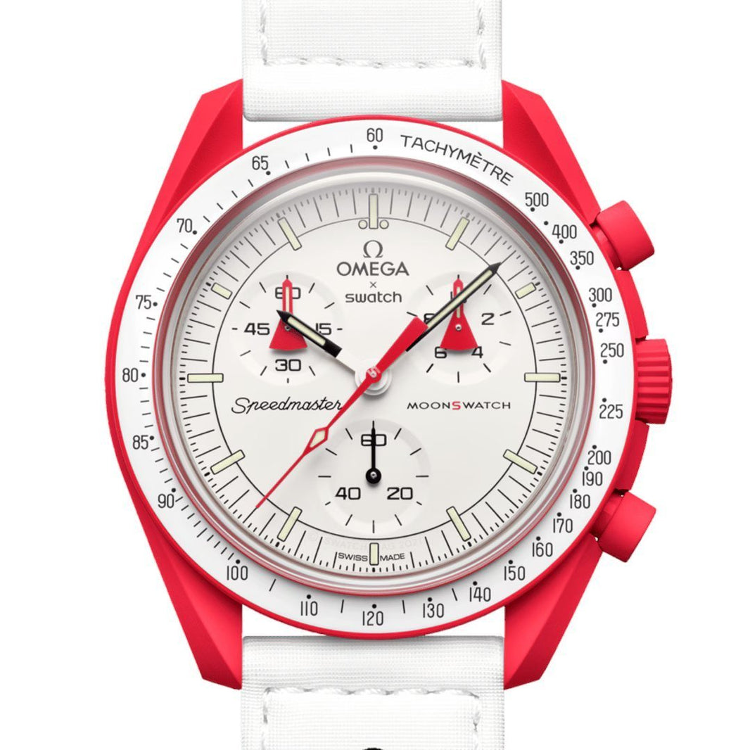 Omega X Swatch Mission To Mars Quartz Watch 42mm