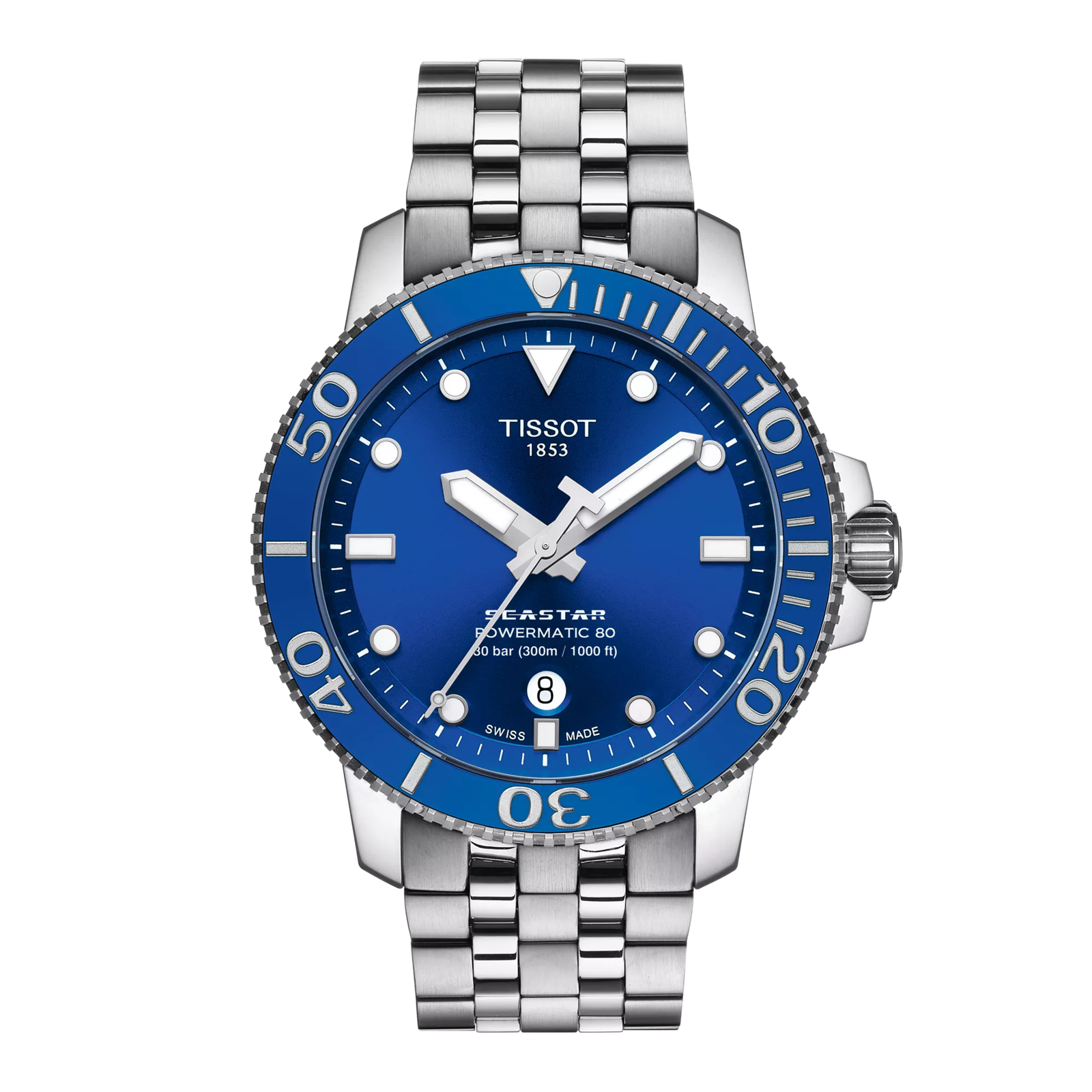 Tissot Seastar 1000 Powermatic 80 Automatic Watch 43mm