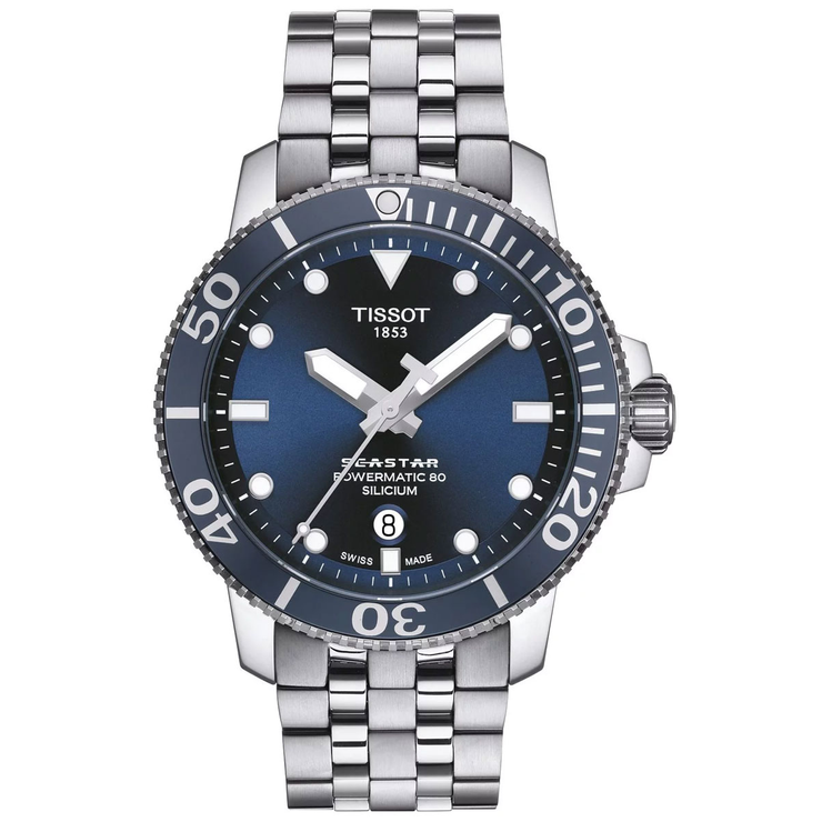 Tissot Seastar 1000 Powermatic 80 Silicium Automatic Watch 43mm