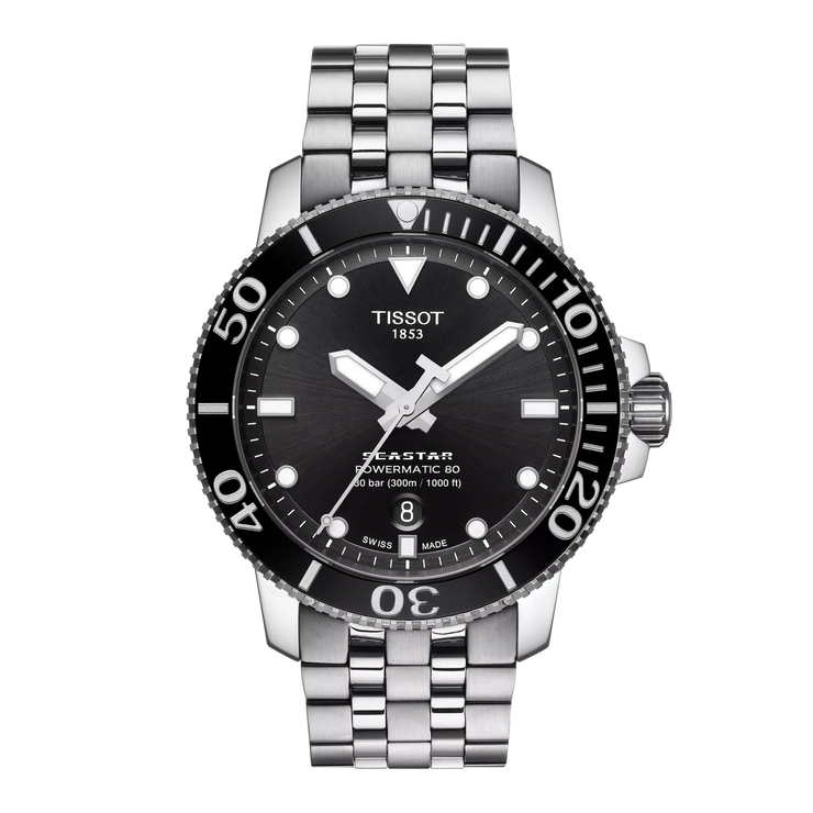 Tissot Seastar 1000 Powermatic 80 Automatic Watch 43mm