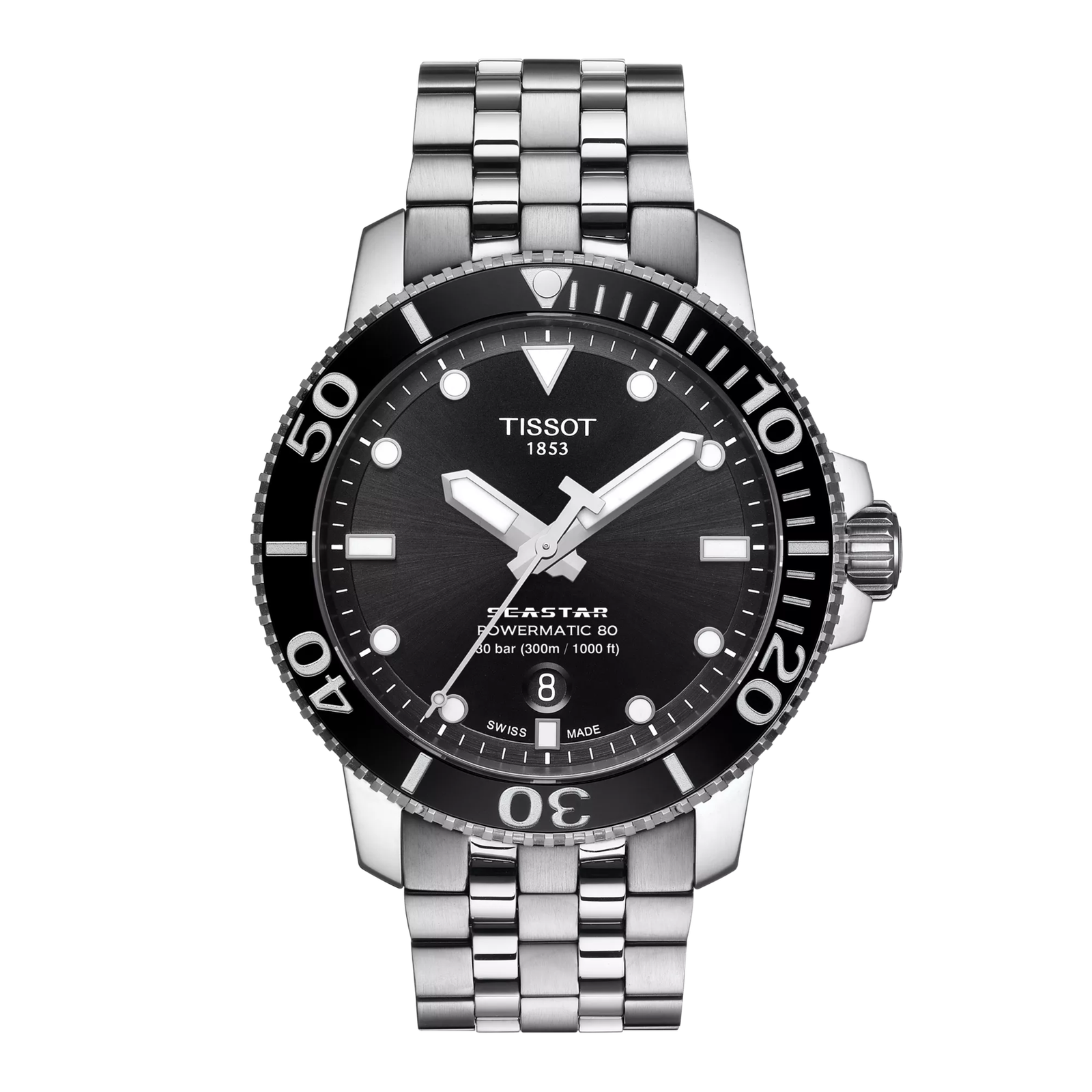Tissot Seastar 1000 Powermatic 80 Automatic Watch 43mm