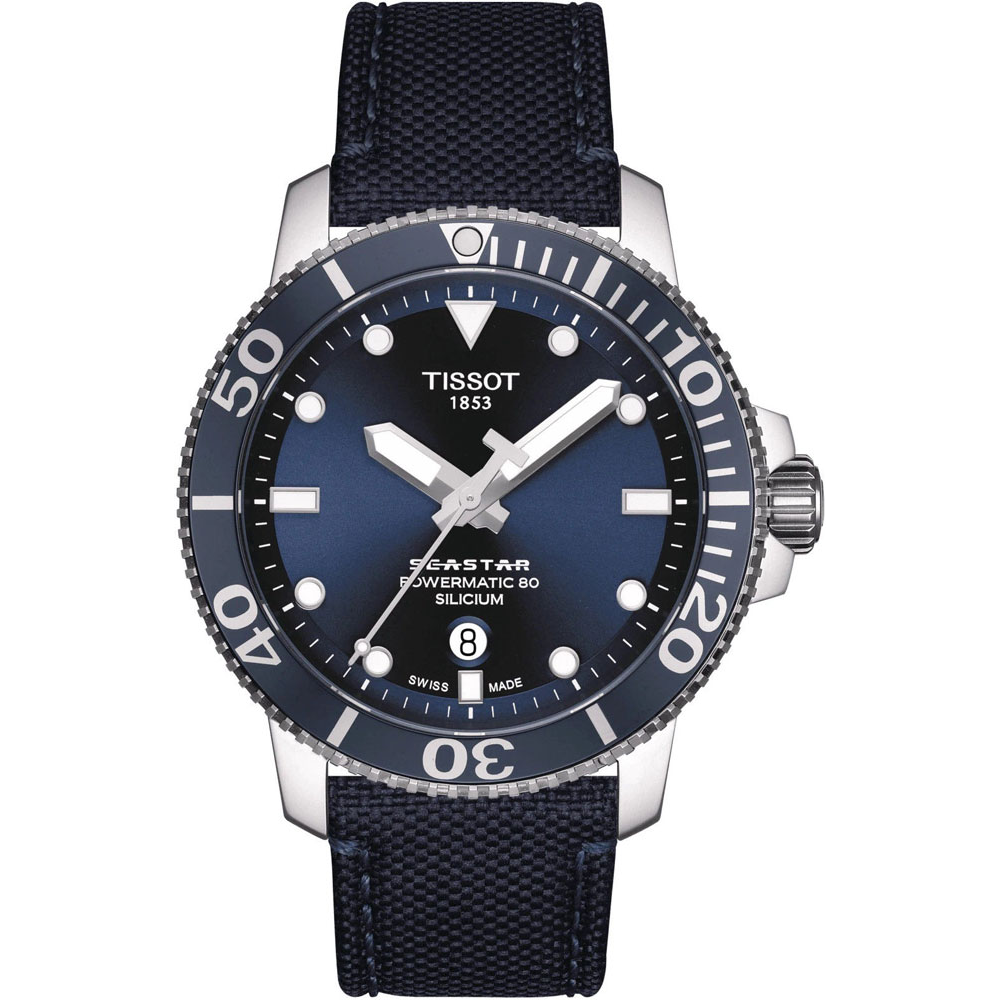 Tissot Seastar 1000 Powermatic 80 Silicium Automatic Watch 43mm
