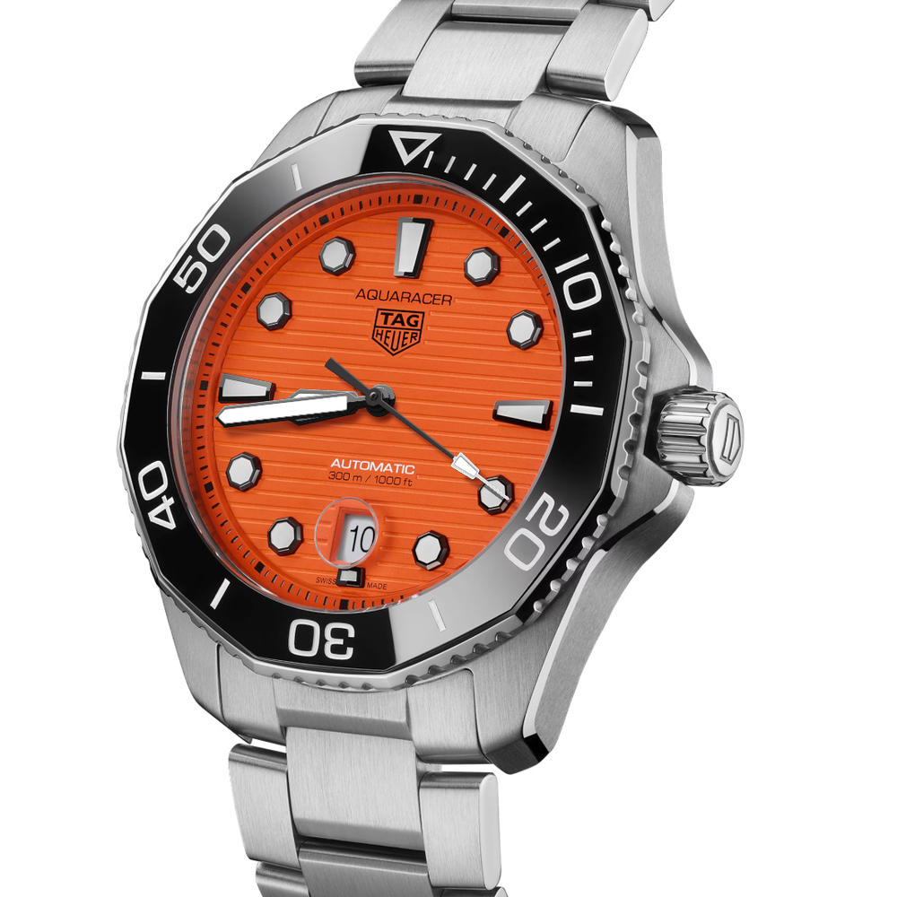 Tag Heuer Aquaracer Professional 300 Orange Diver Automatic Watch 43mm