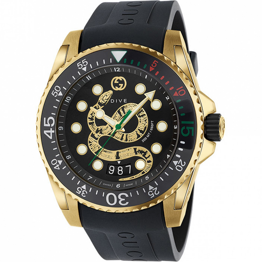 Gucci Dive Quartz Watch 45mm