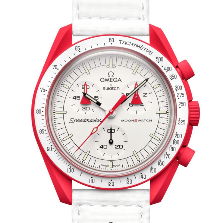 Omega X Swatch Mission To Mars Quartz Watch 42mm