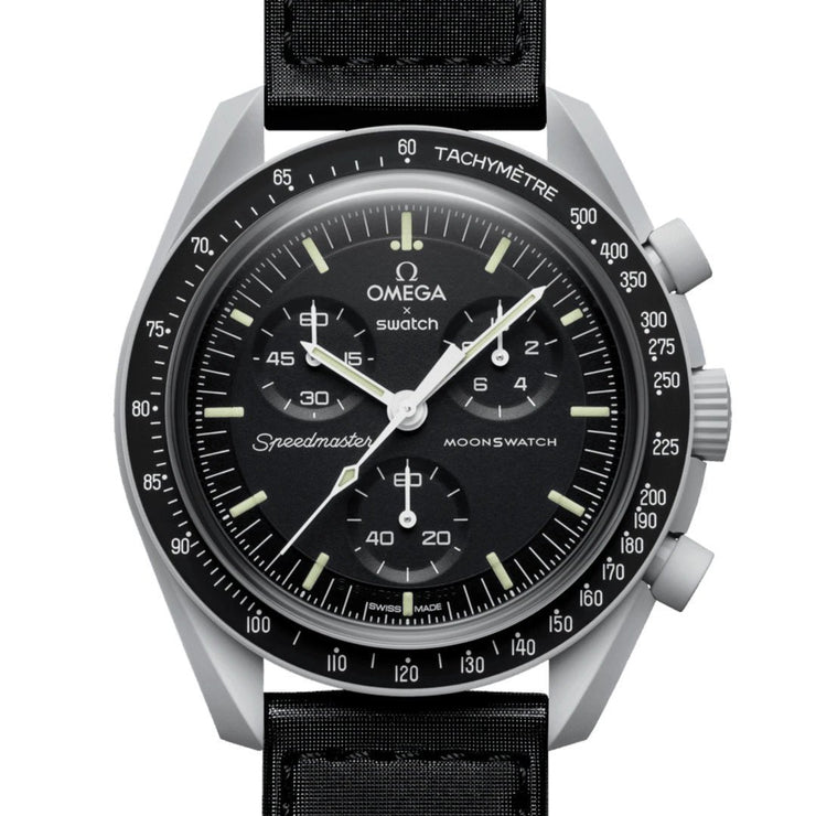 Omega X Swatch Mission To Moon Quartz Watch 42mm