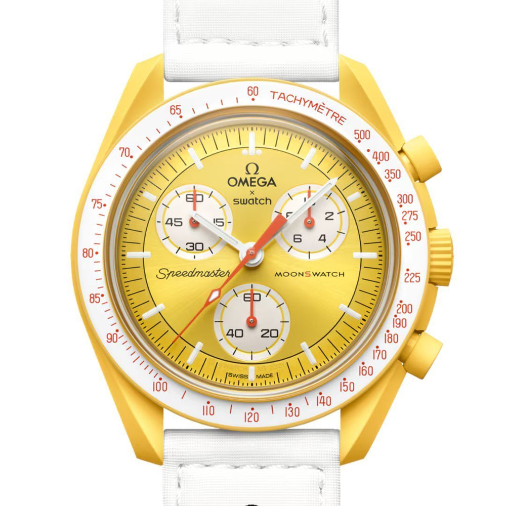 Omega X Swatch Mission To Sun Quartz Watch 42mm