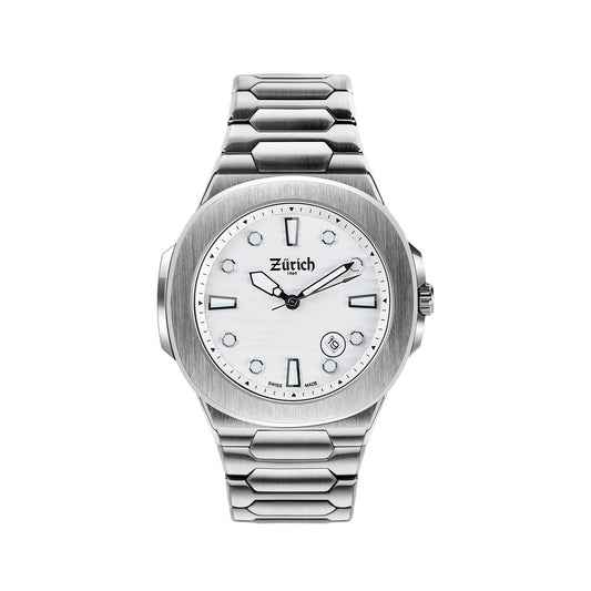 Zurich Daydate Snow Quartz Watch 40mm