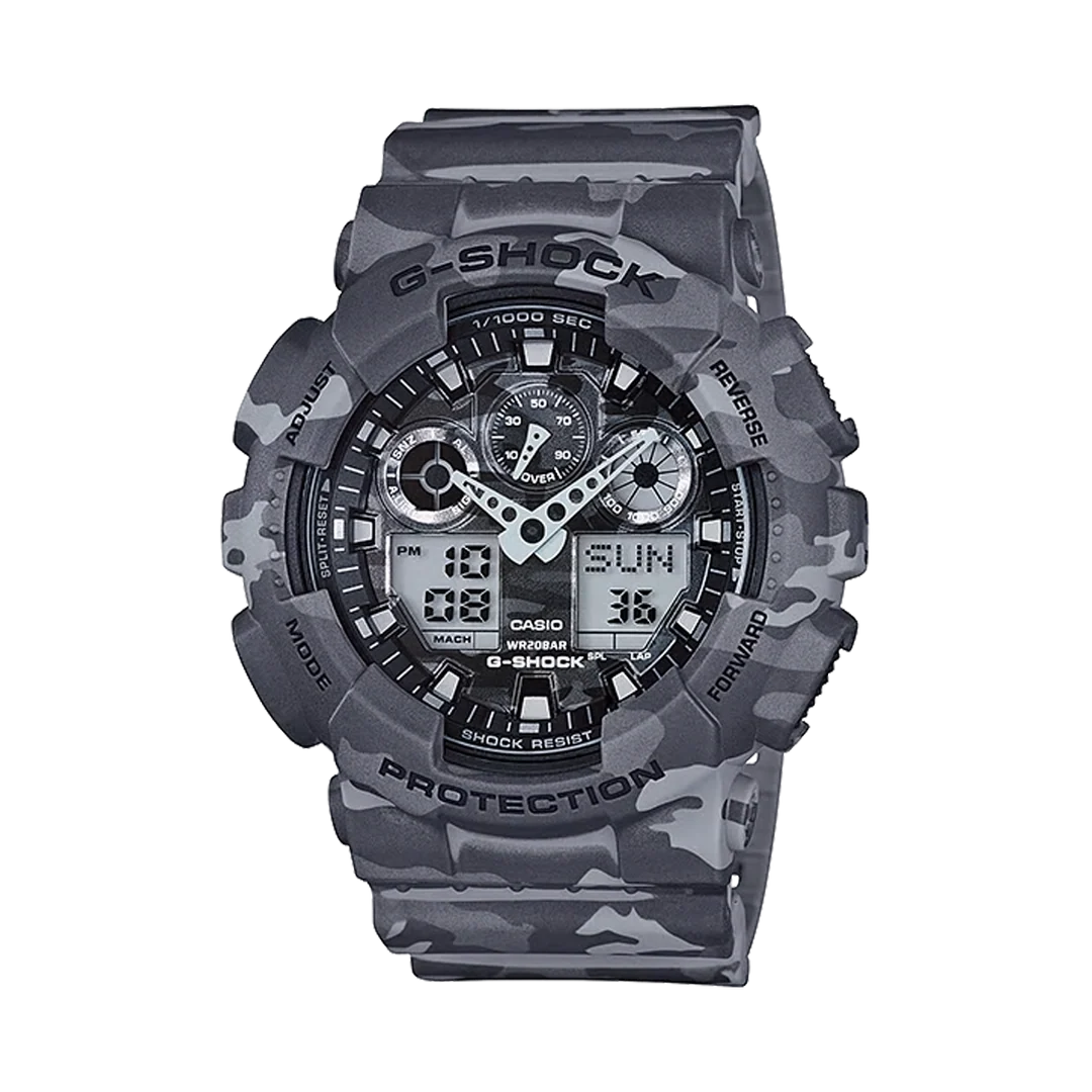 Casio G SHOCK Analog-Digital Men's Watch 55mm - GA-100CM-8ADR